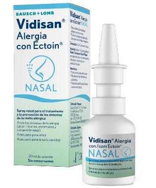 Spray nasal para la clearance alergia